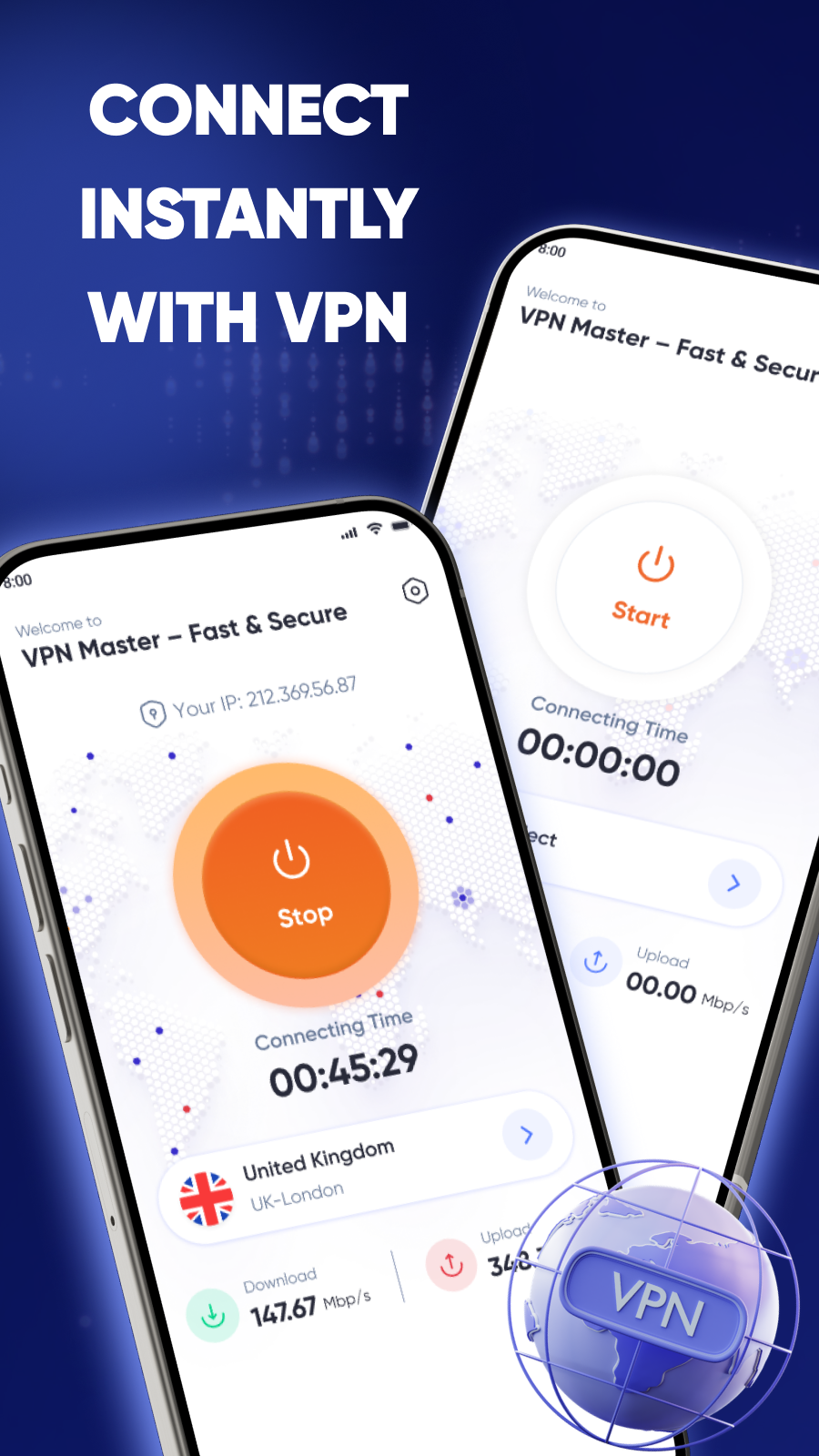 Connect instantly with one tap