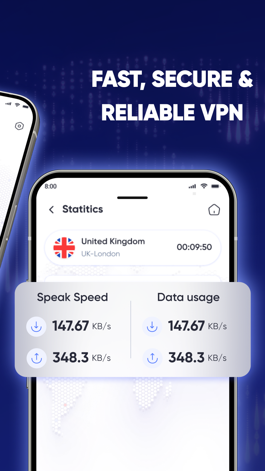 Live connection statistics