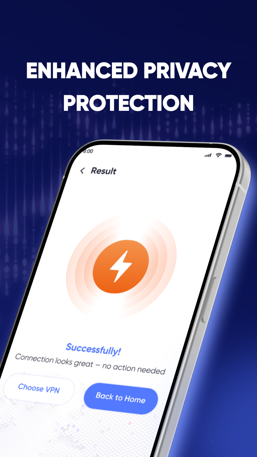 Enhanced privacy protection result